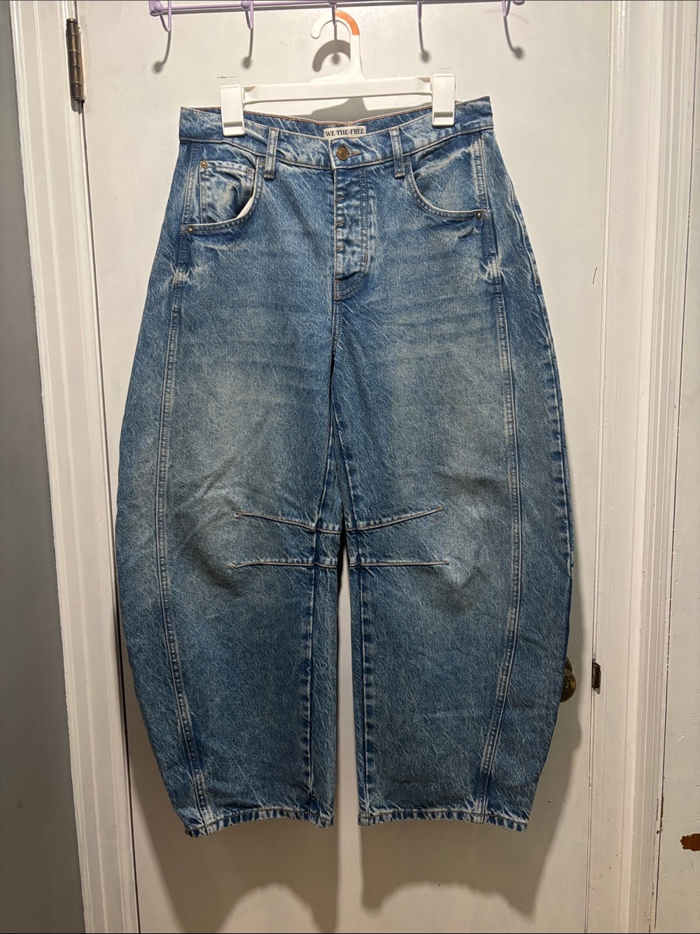 WE THE FREE good luck mid rise barrel jeans size 26 free people